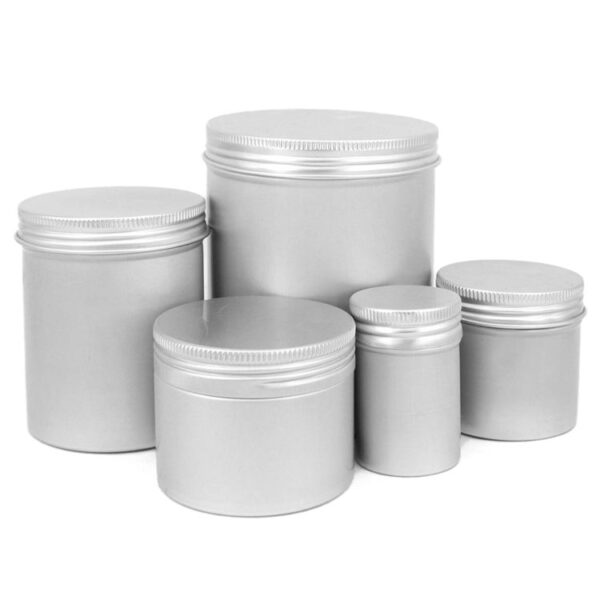 Wholesale Metal Cosmetic Tin Aluminum Metal Food Packaging Tin Canisters